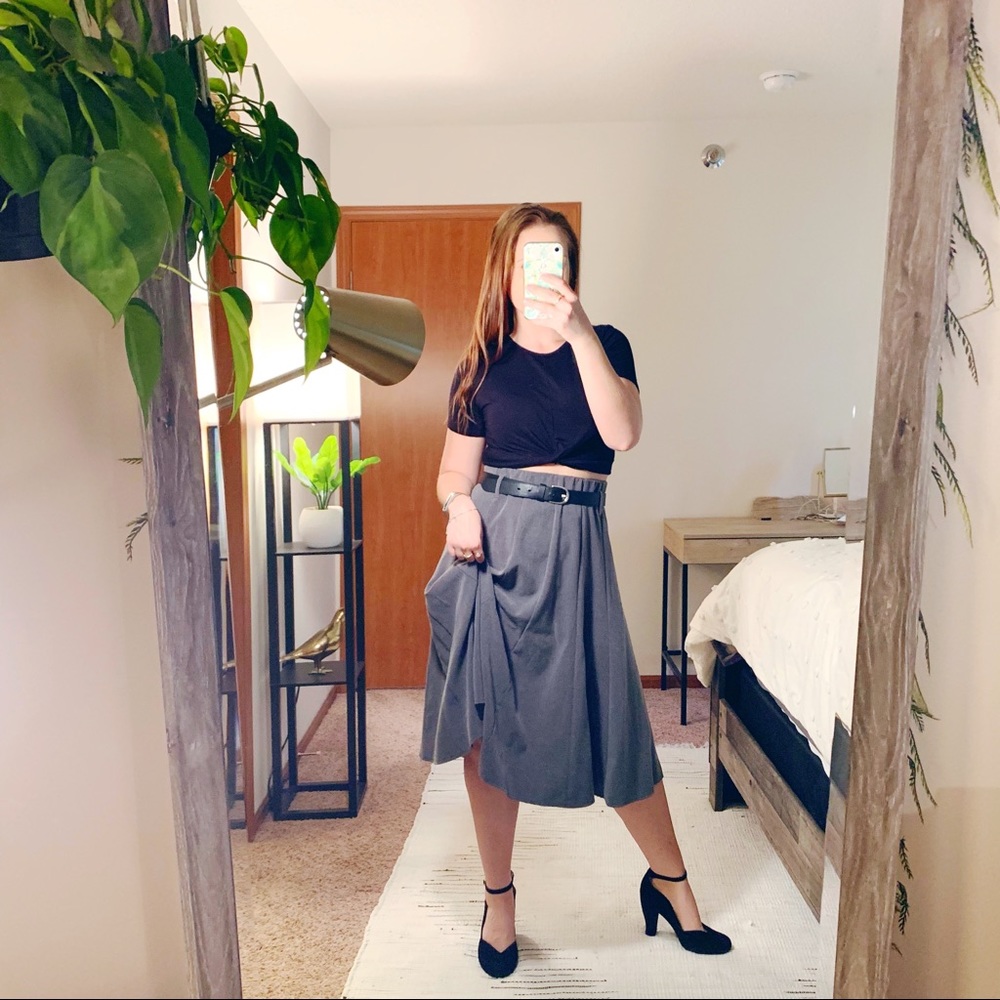 Vintage Midi Skirt